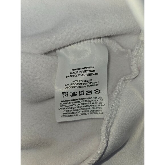 Nike Dri-Fit Standard Fit White Hoodie Size XXL - Picture 6 of 8